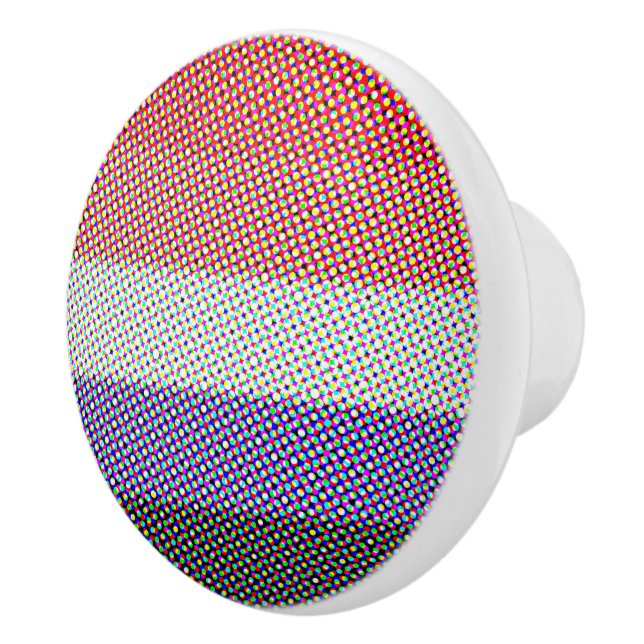 Groovy Trippy Abstrakt Cupioromantisk Prideflagga Knopp (Höger)
