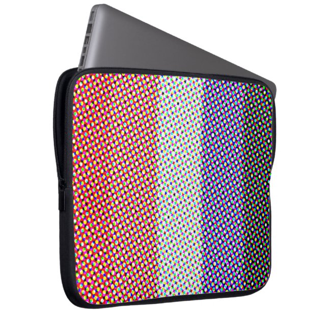 Groovy Trippy Abstrakt Cupioromantisk Prideflagga Laptop Fodral (Framsidan Höger)