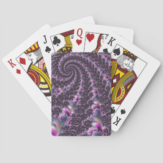 Groovy Trippy Funky Psykedelisk Spiral Fraktal Kon Casinokort