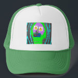 Groovy Trucker Cap Keps<br><div class="desc">Show off your groovy side in this trippy trucker cap.</div>