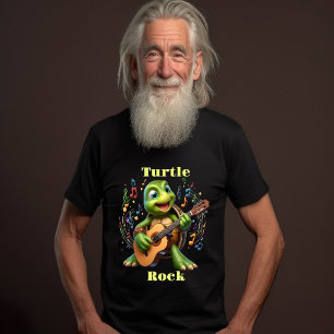 Groovy Turtle Jamming Out T Shirt