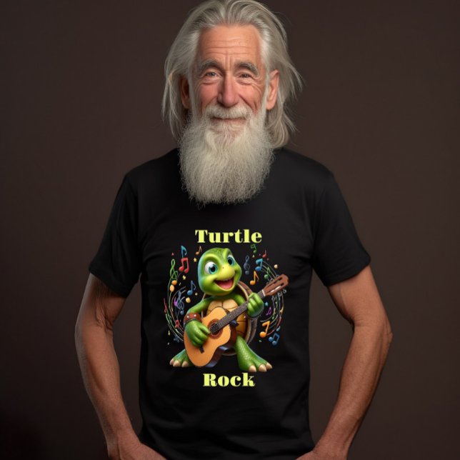 Groovy Turtle Jamming Out T Shirt (Skapare uppladdad)