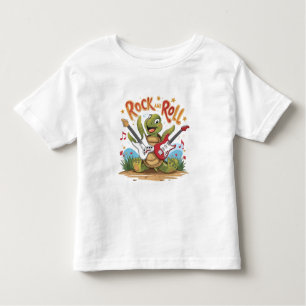 Groovy Turtle Rockstar Rock and roll T Shirt