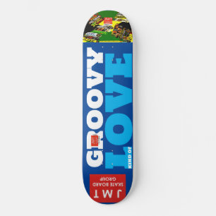 GROOVY TYP AV KÄRLEK 8 1/4-tums Skateboarddäck Mini Skateboard Bräda 18,5 Cm