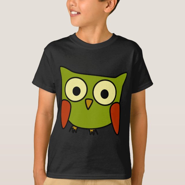 Groovy uggla t shirt (Framsida)