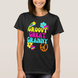 Groovy Underbar Granny 1960's 1970's Hippie Grandm T Shirt