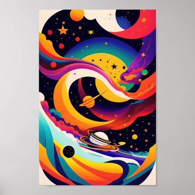 Groovy Universe Poster (Framsidan)