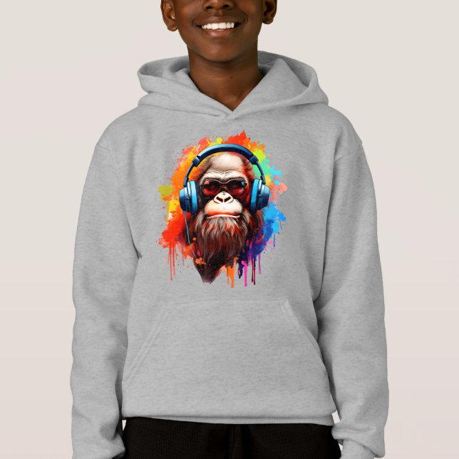 Groovy Urban Ape i Tunes T Shirt (Framsida)