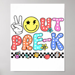 Groovy utanför Studenten i förskolan förra dagen Poster