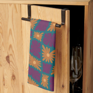 Groovy Vågigt trippelsockelkontroll av Orangens Ro Kökshandduk