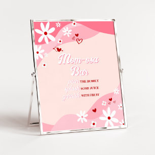 Groovy Valentine Baby Shower Mamma Osa Pub Poster