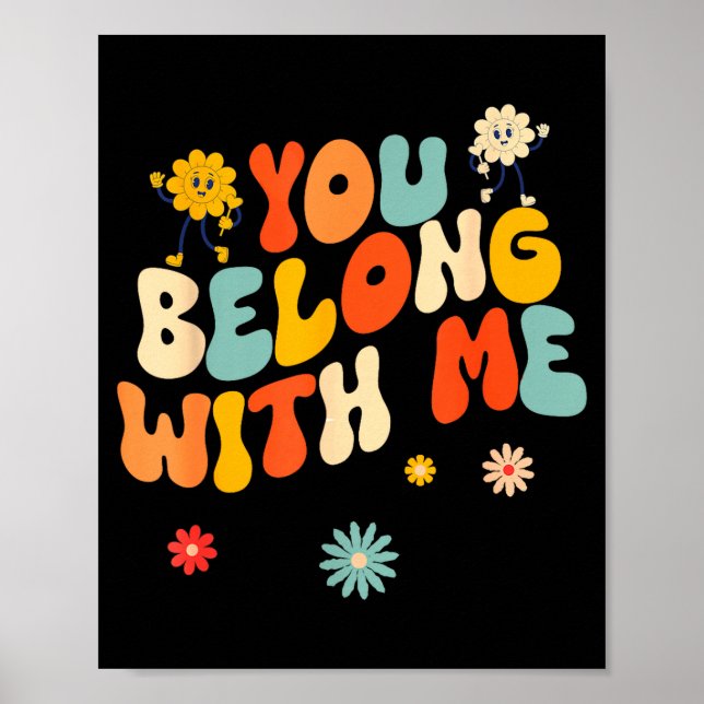 Groovy Valentine - You Belong With Me  Poster (Framsidan)