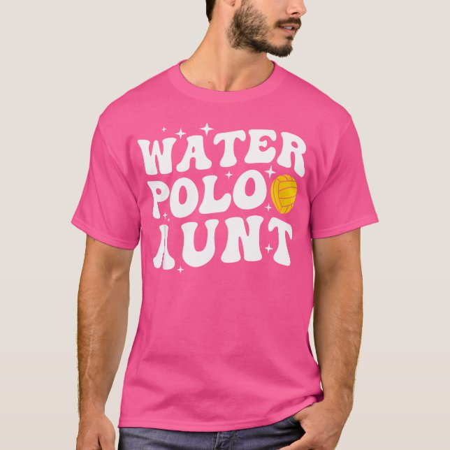 Groovy Vatten Polo Moster, Vatten Polo Player Most T Shirt (Framsida)