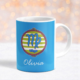 Groovy Virgo Anpassad Kaffemugg