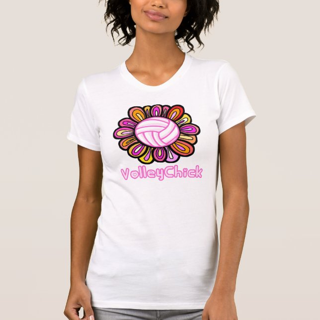 Groovy VolleyChick T-shirt (Framsida)
