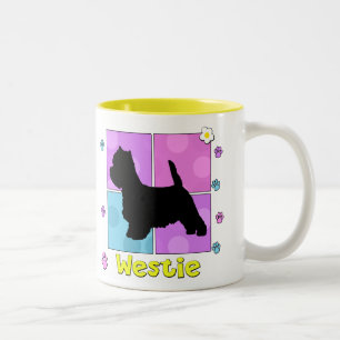 Groovy Westie Två-Tonad Mugg