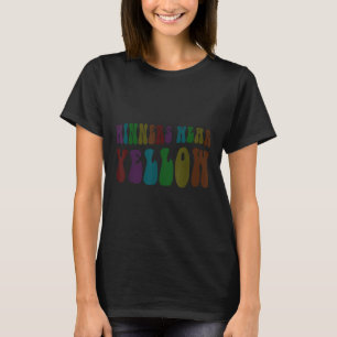 Groovy Winners Bära Gult Krig Game 60s Go Summer T Shirt