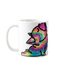 Groovy Yoga Bulldog: Funny Tie Dye Färg