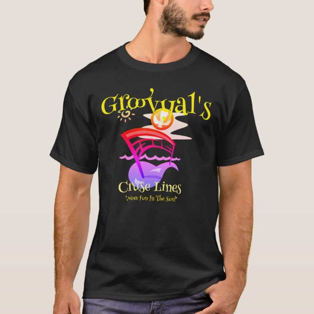 Groovyal Cruse Linjer T Shirt (Framsida)