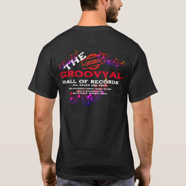 Groovyal Hall of Records T Shirt (Baksida)