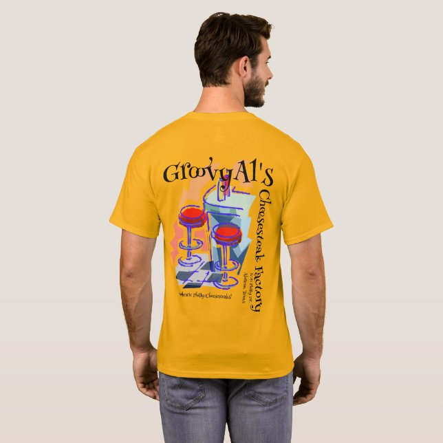 GroovyAl's Cheesesteaks T Shirt (Hel baksida)