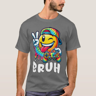 Groovyie Färg Spel Roligt Bruh Pojkar Fredstecken  T Shirt