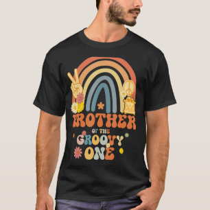 Groovys broder en Rainbow Boho Birthday Pa T Shirt
