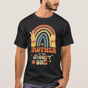 Groovys broder en Rainbow Boho Birthday Pa T Shirt