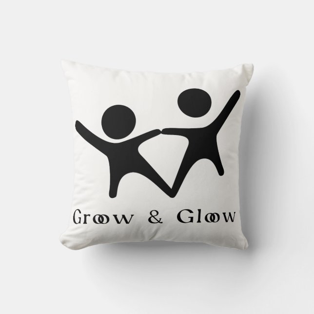 Groow & Gloow Baby Pillow - Mjuk och stödjande Kudde (Framsida)