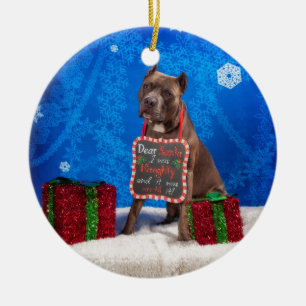 Grop-Tjur jul Julgransprydnad Keramik