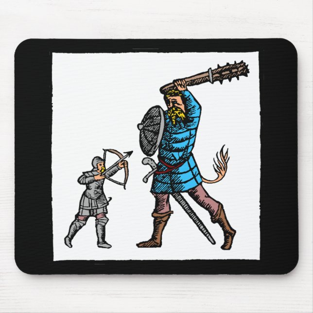 Gropar & risker Mousepad Musmatta (Framsidan)