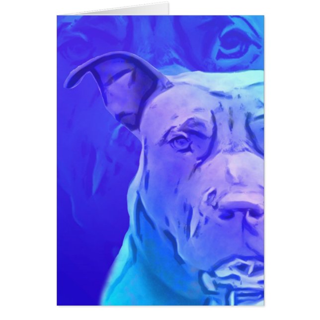 Groptjursamtida konst hälsningskort (Framsidan)