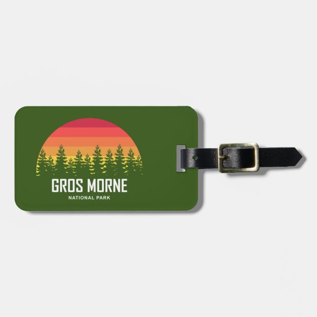Gros Morne nationalpark Bagagebricka (Horisontell Framsida)