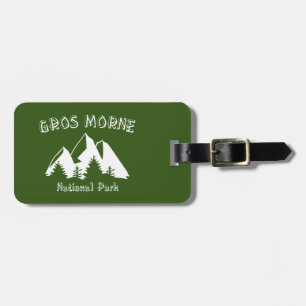 Gros Morne nationalpark Bagagebricka