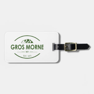 Gros Morne nationalpark Bagagebricka