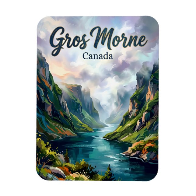 Gros Morne nationalpark Kanada Magnet (Vertikal)