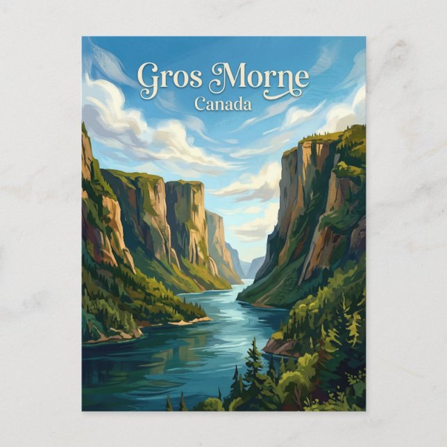 Gros Morne nationalpark Kanada Vykort (Framsida)