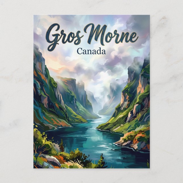 Gros Morne nationalpark Kanada Vykort (Framsida)
