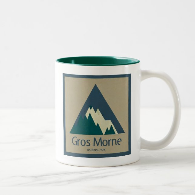 Gros Morne nationalpark Rustic Två-Tonad Mugg (Höger)
