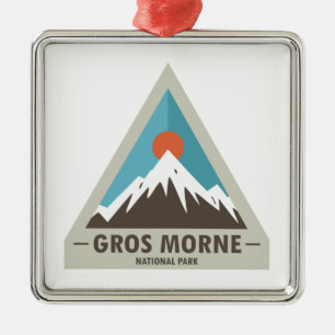 Gros Mornes nationalpark Julgransprydnad Metall
