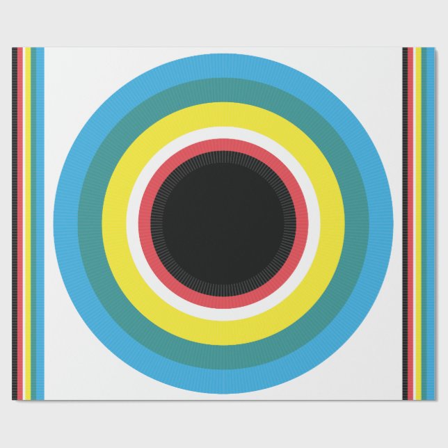 Grosgrain-inslagspapper - Centerdel 1 Presentpapper (Platt)