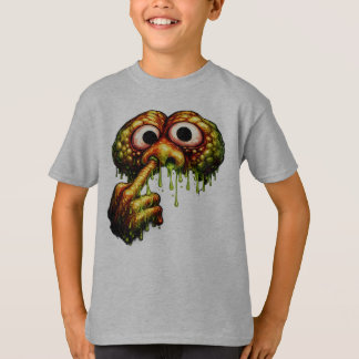 Gross-Out Alien Nose Picking Slime T Shirt