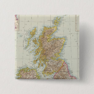Grossbritannien, Irland - Karta i Förenade kungar Knapp