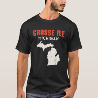 Grosse Ile Michigan Förenta staterna, USA, Travel  T Shirt