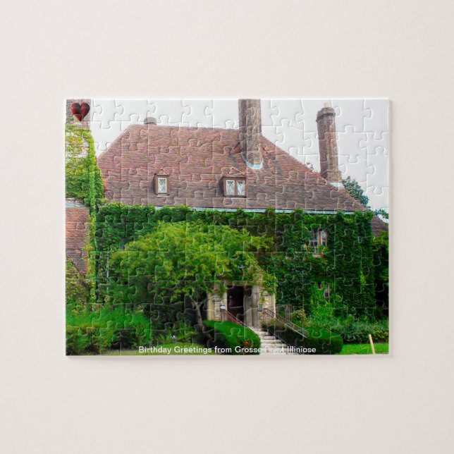 Grosse Point Illinois Jigszle Puzzle Pussel (Horisontell)