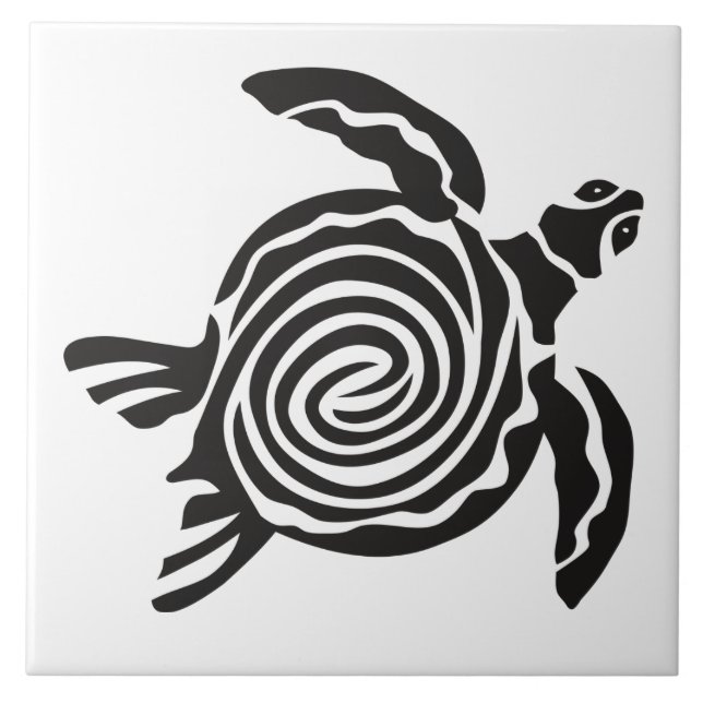 Große Schildkrötenfliese Kakelplatta (Framsidan)