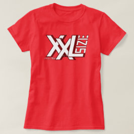 Grösse XXL - SIZE XXL - my Number Designerschrift T Shirt