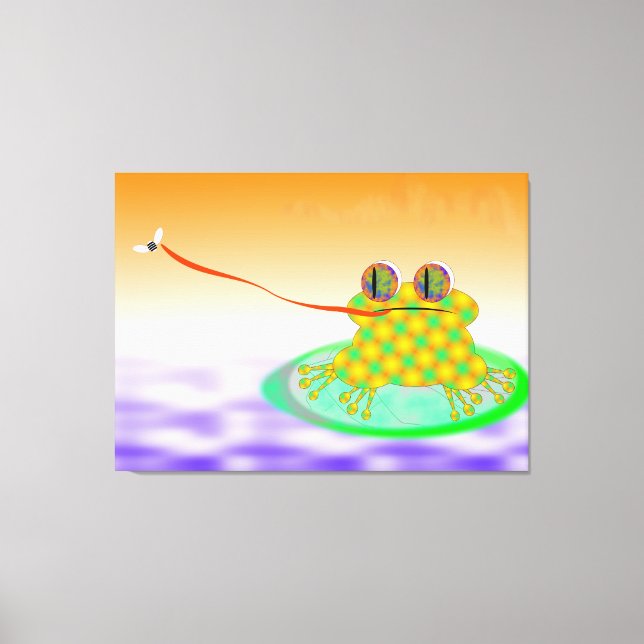 Grossen och flygplanet canvastryck (Framsida)