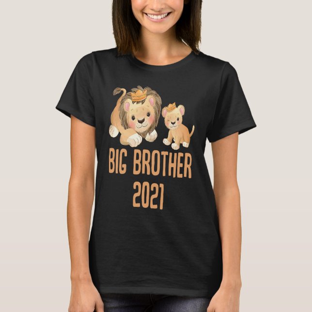 Großer Bruder 2021 Big Brother Neues Kind Sibling T Shirt (Framsida)