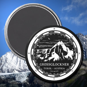 Grossglockner - Alpernor i Tyrolen Österrike Magnet
